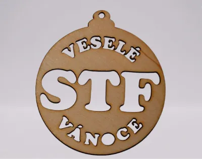 Dřevěná ozdoba STF